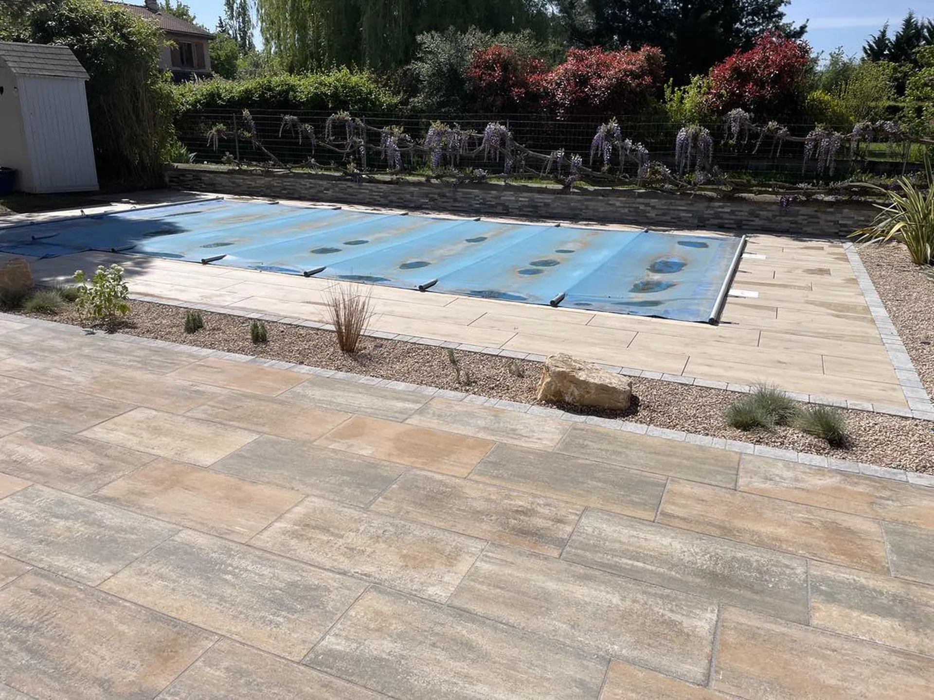 création de terrasse et d'aménagement paysager