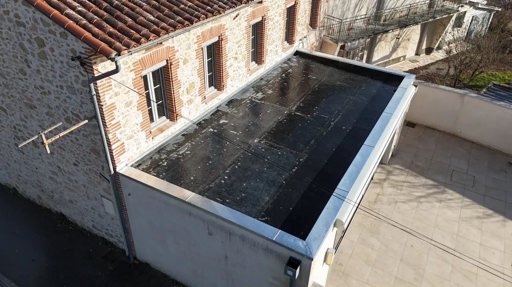 Extension toit plat en EPDM à Lavaur 81500