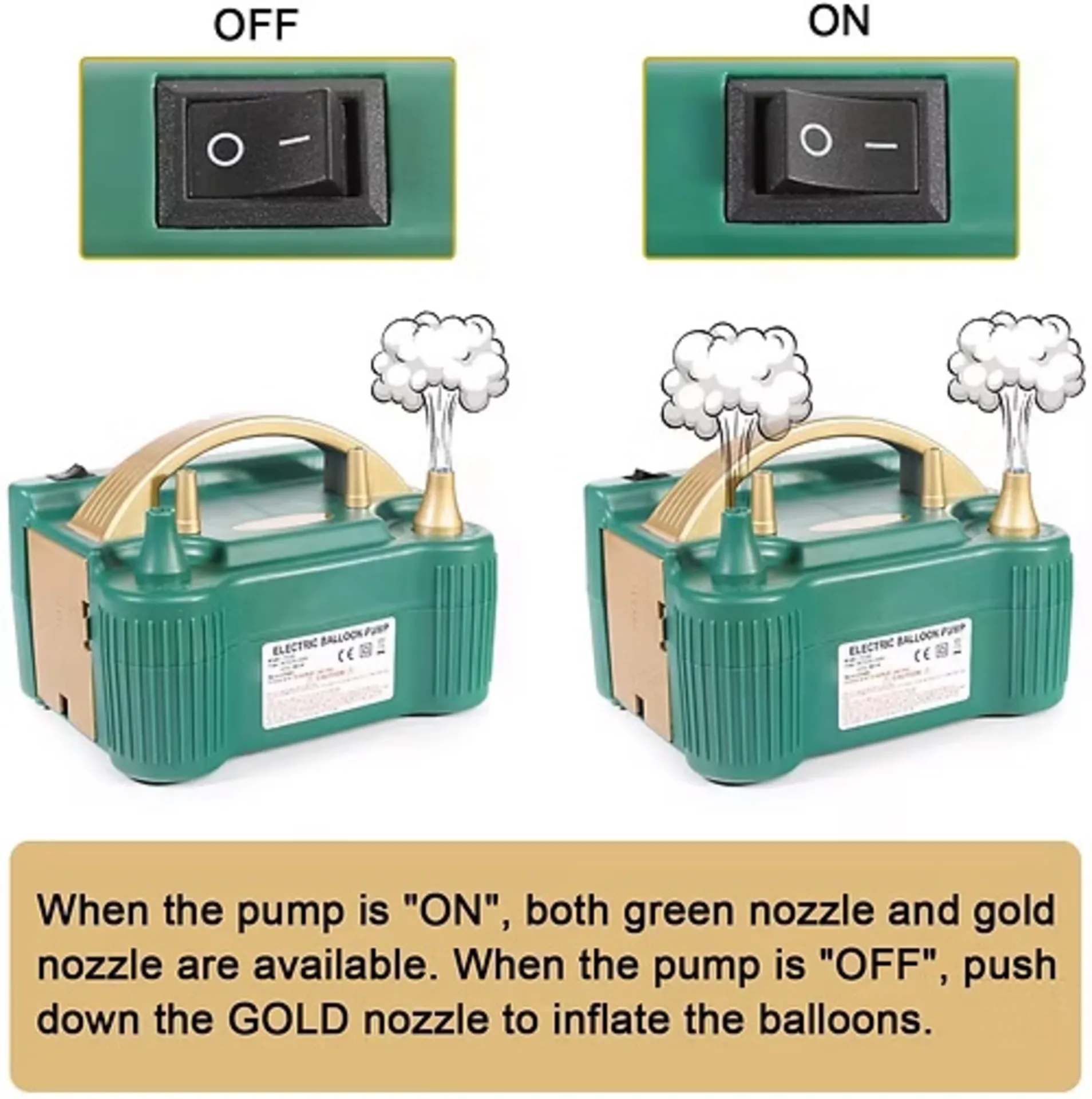 GONFLEUR POUR BALLONS