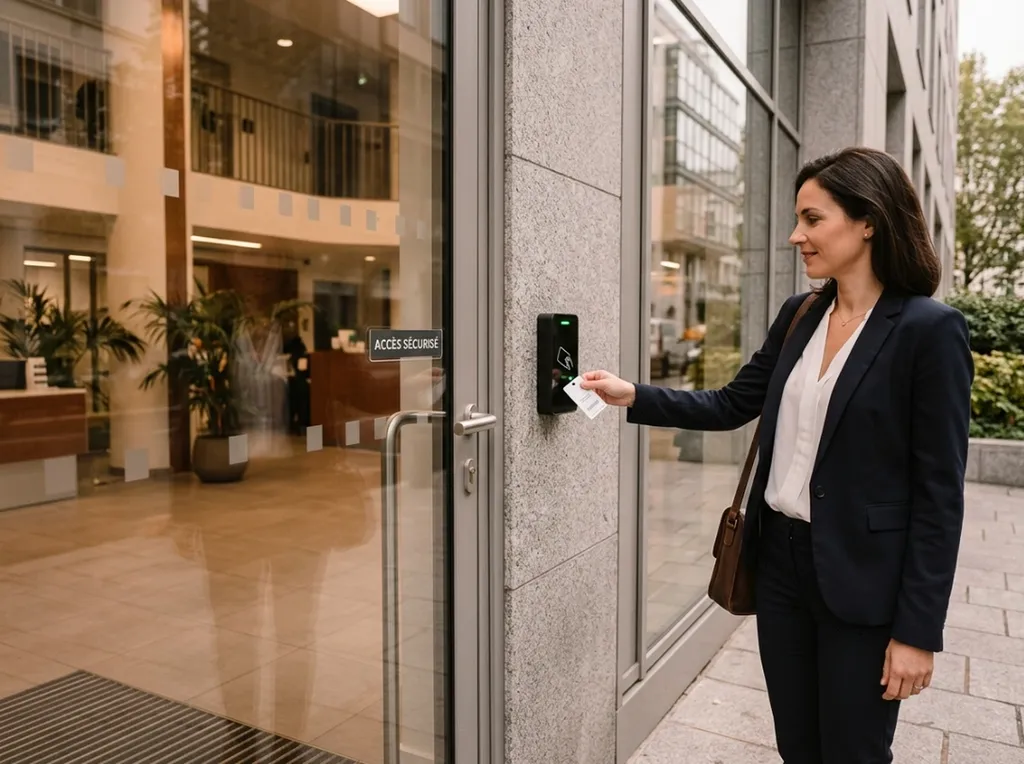 Un badge de contrôle d’accès moderne ne se limite pas à ouvrir une porte : il s’inscrit dans une chaîne de sécurité complète entre credential, lecteur et installation terrain