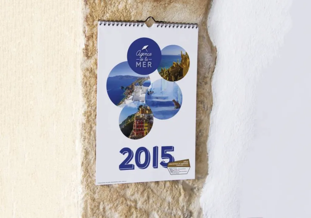 graphisme et impression de calendrier à suspendre