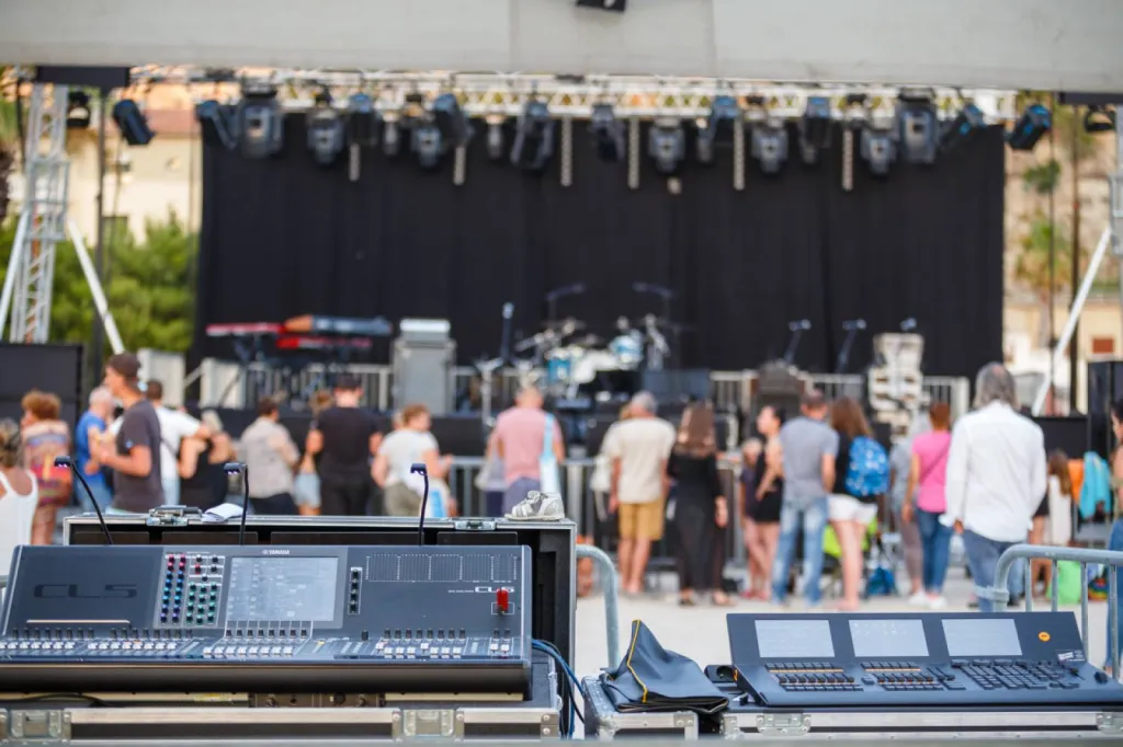 concert Gilbert Montagné Cassis été 2017 regie technique Techni Scene