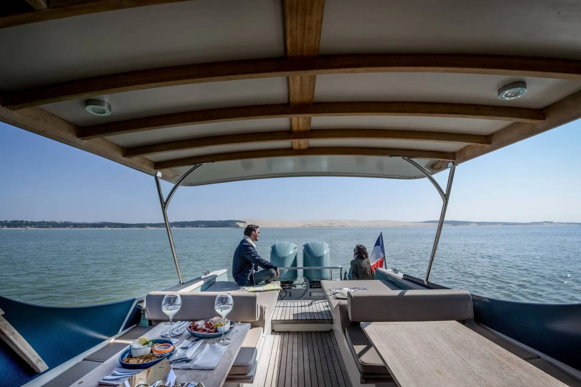 Vedette PICNIC CLUB SPORT haut de gamme – Skipper ENEKO – CAP FERRET – Karine MEDINA photographe