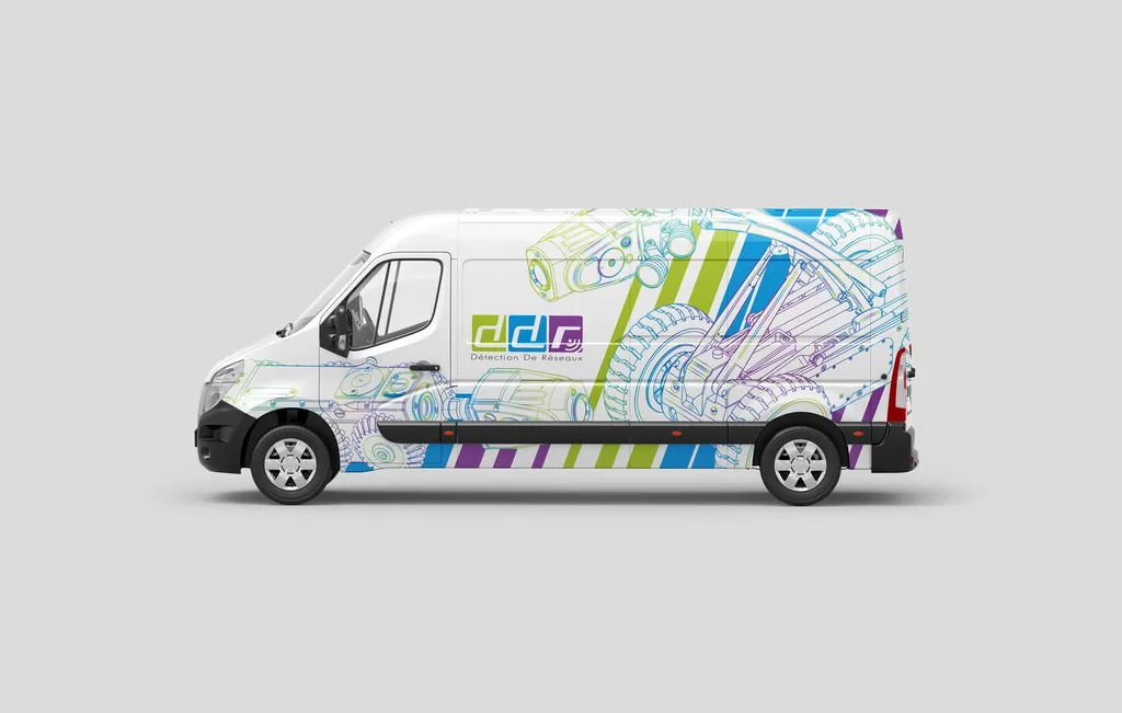 covering publicitaire sur camion dans le var