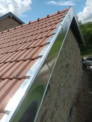 Habillage de rive en zingue a Tarbes