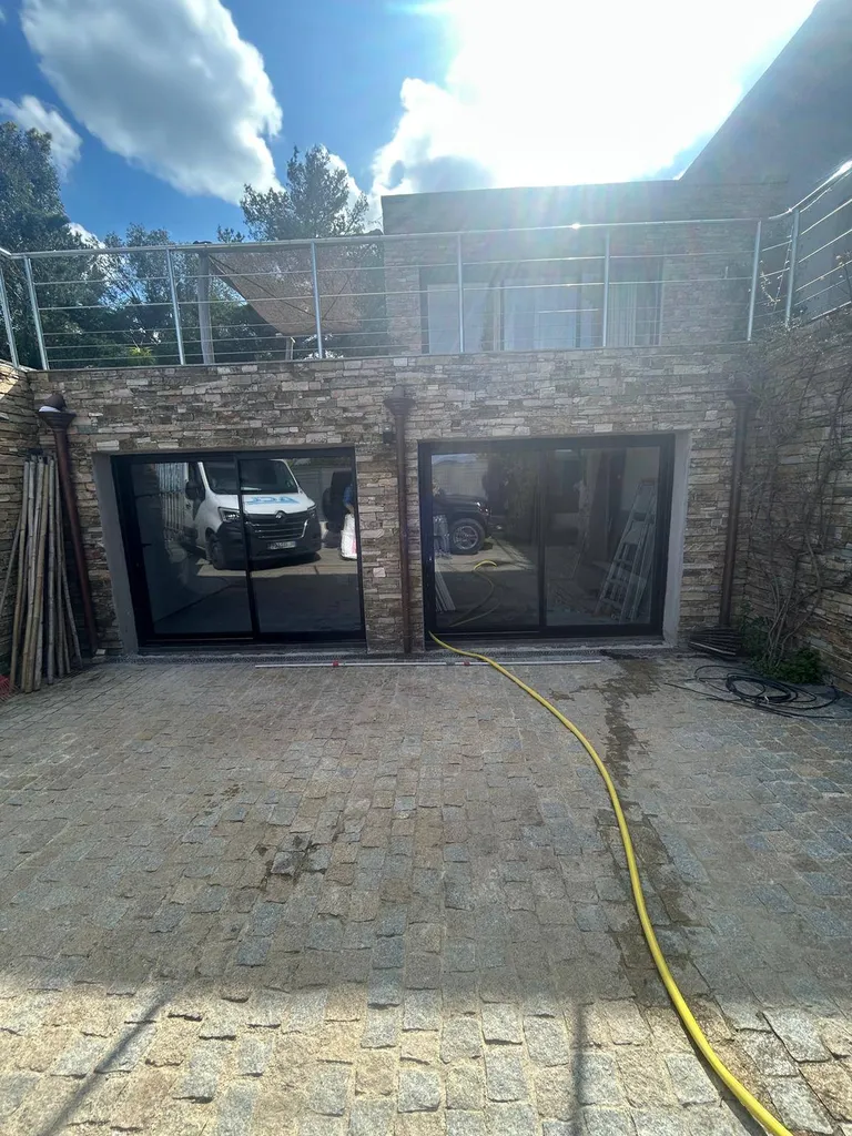 Coulissant bloc baie en aluminium 