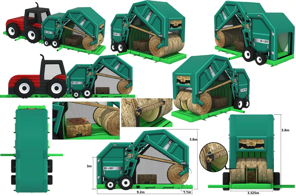 Structure gonflable Extension pour Tracteur en vente à Lyon et partout en France 