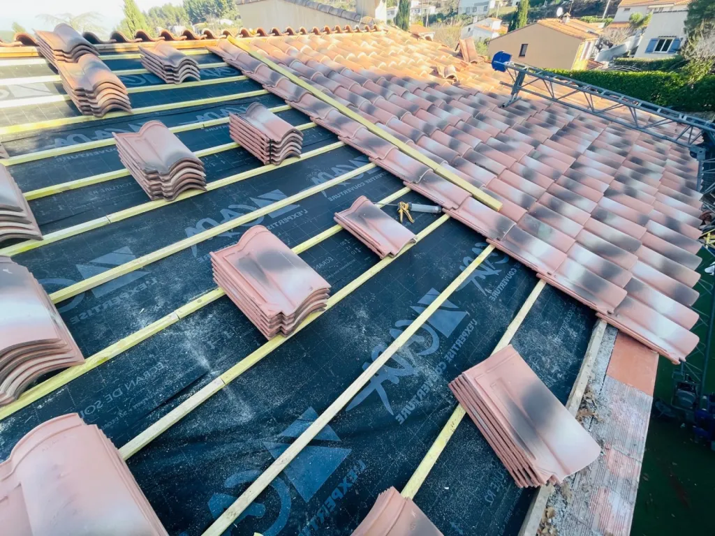 Réfection d’une toiture de maison sur Gardanne près de Aix en Provence