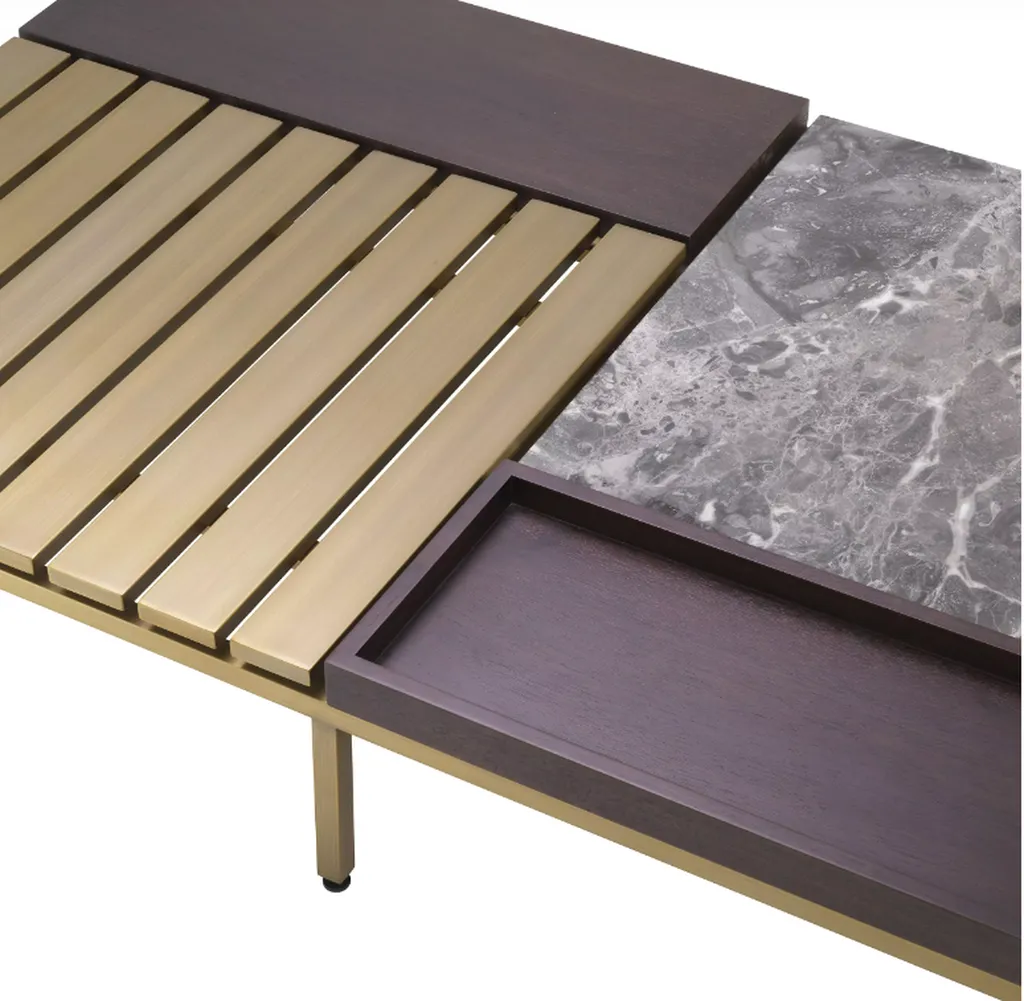 Table basse avec mélange de matériaux à hyères var 83400, toulon