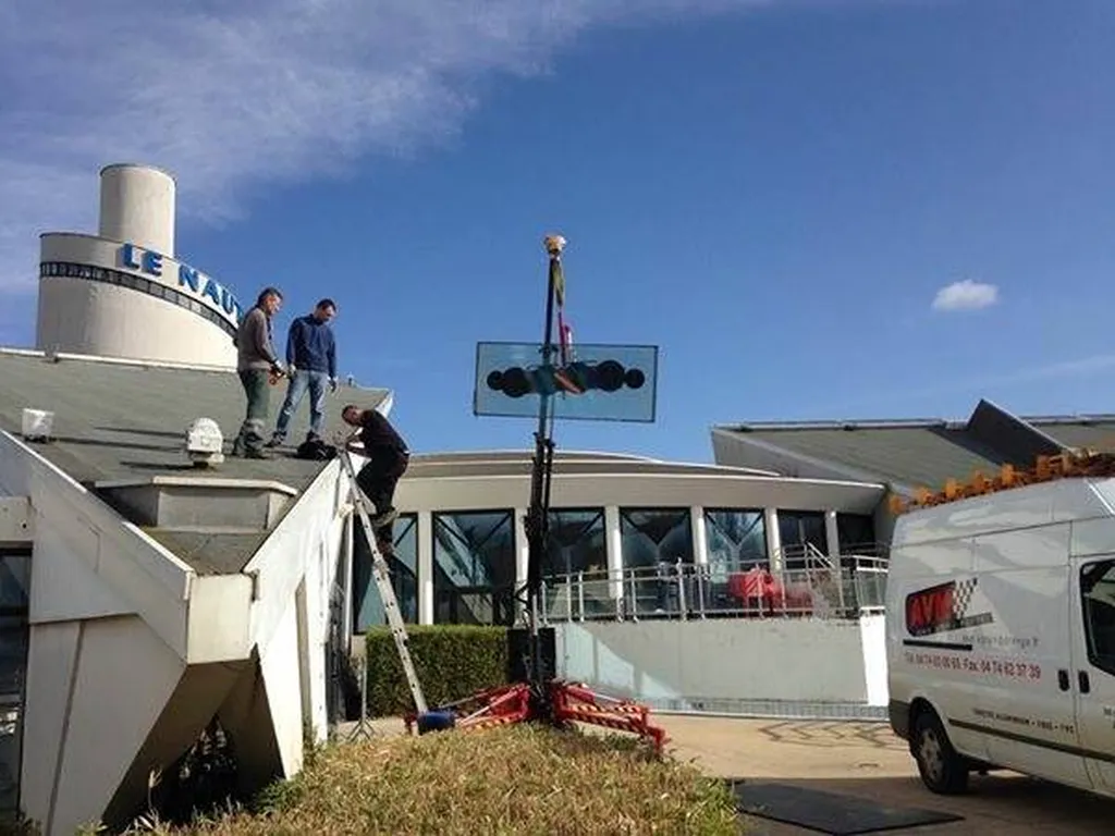 Remplacement de vitrage isolant sur verrière du Nautile à Villefranche sur Saône