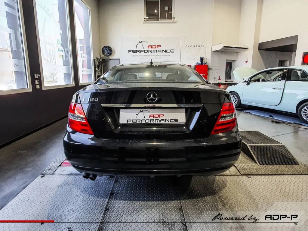 Reprogrammation moteur stage 1 et conversion flexfuel / Mercedes Classe C 180 1.6T | ADP Performance Nîmes