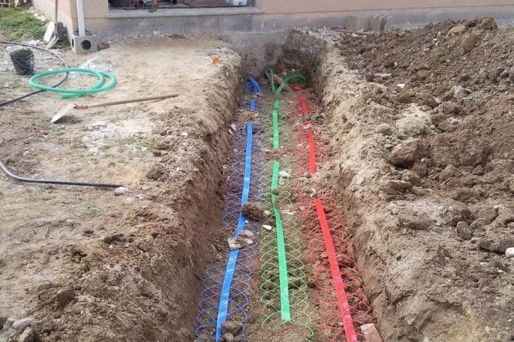 Viabilisation d'un terrain sur Rians pour raccorder une maison neuve dans le VAR