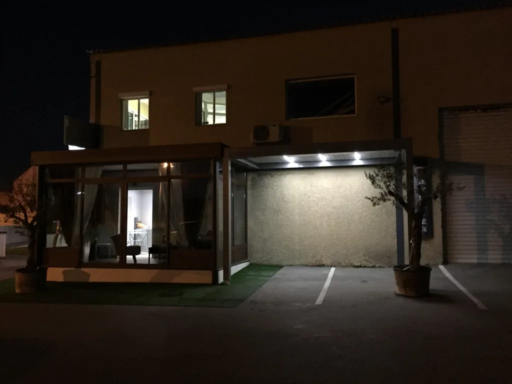 Pergola avec leds sur Martigues (Après)