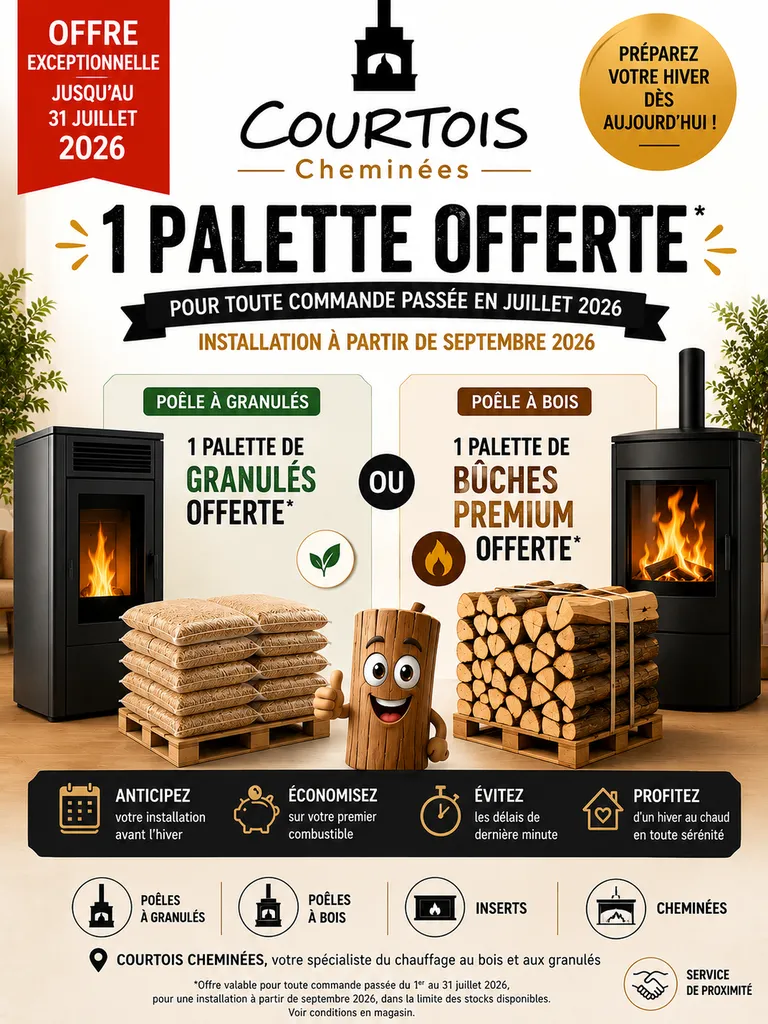 Une palette offerte pour préparer votre hiver