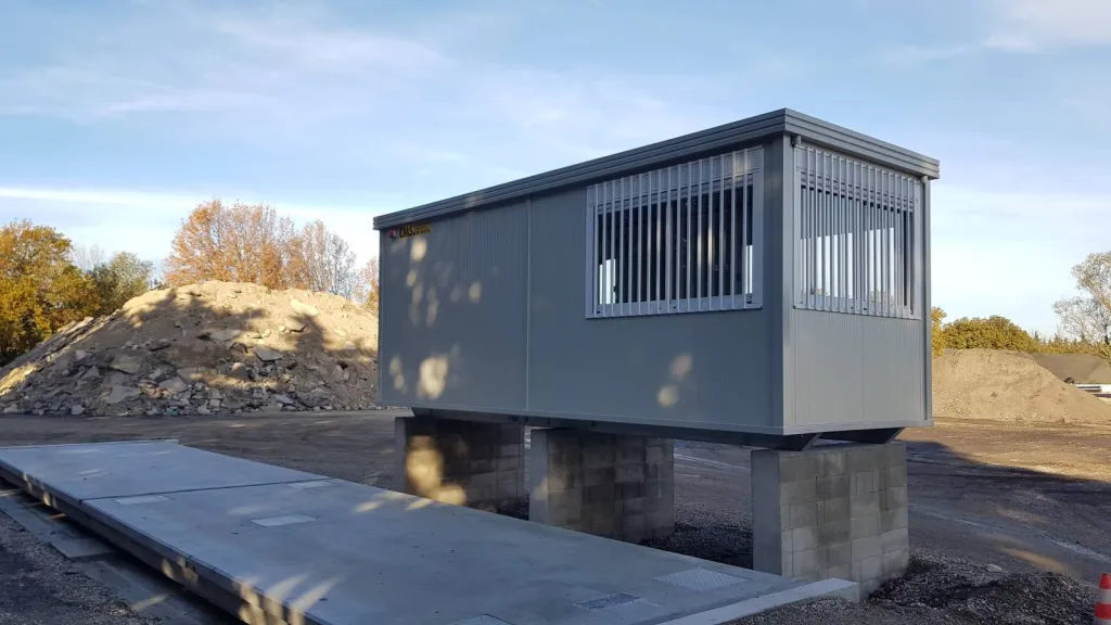 Location de module de chantier pour un centre de recyclage de matériaux à Montreux