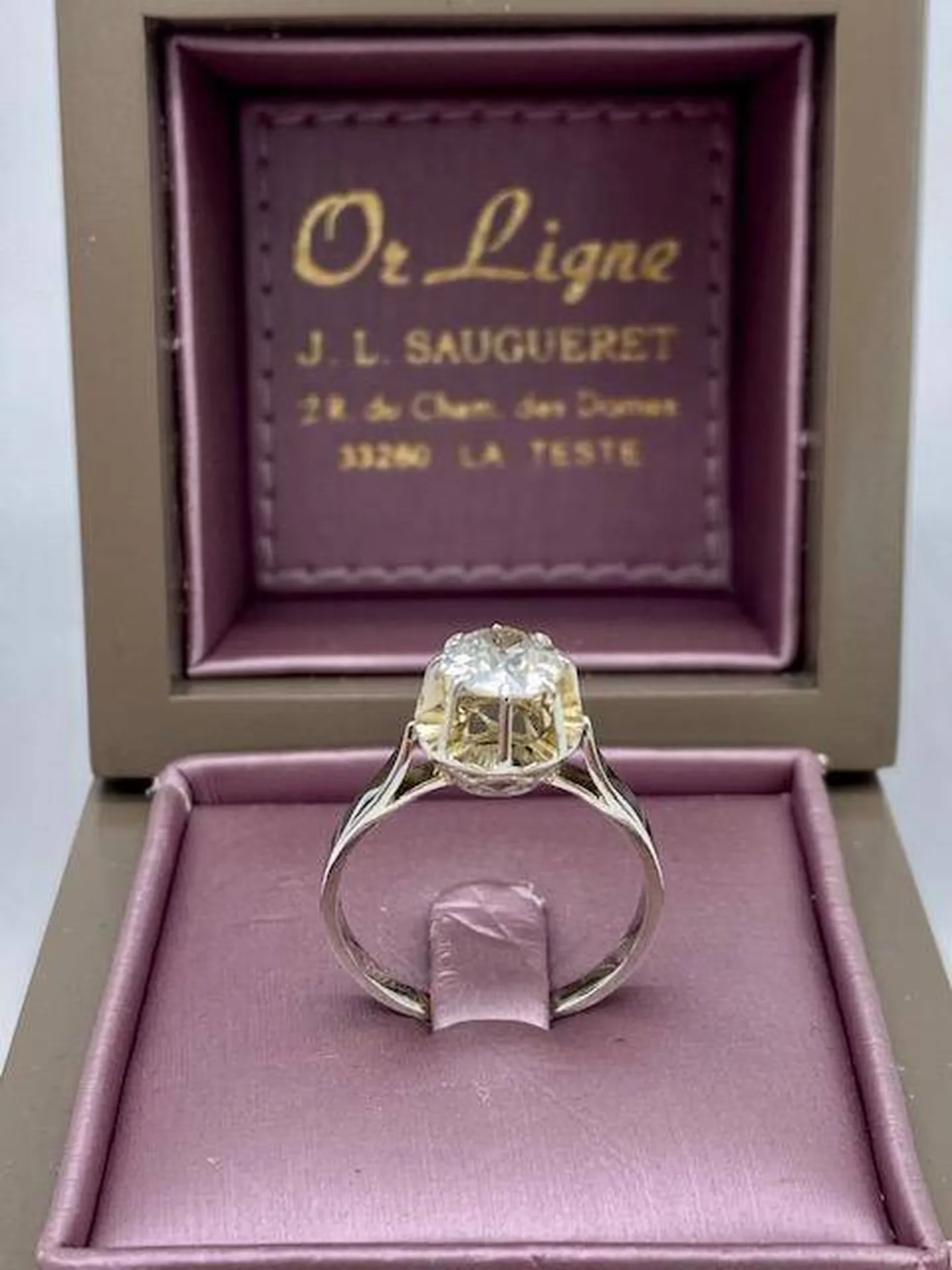 Bague Solitaire Diamant 1.05 Carats : Le Trésor à portée de main chez Or Ligne à La Teste de Buch à côté des Landes