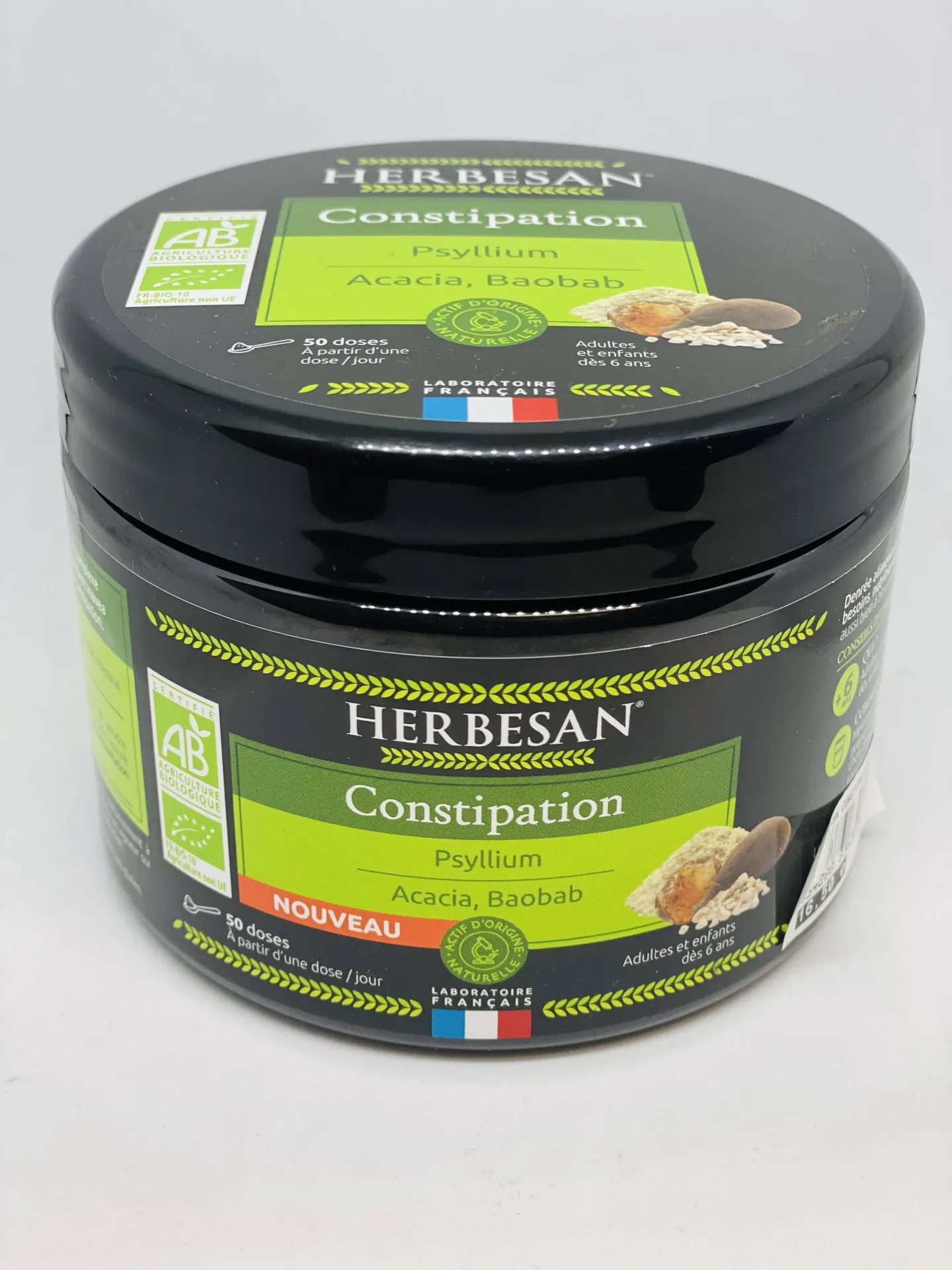 Psyllium herbesan constipation en pharmacie