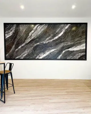 Réalisation d’un effet marbre TERRE DU  MONDE