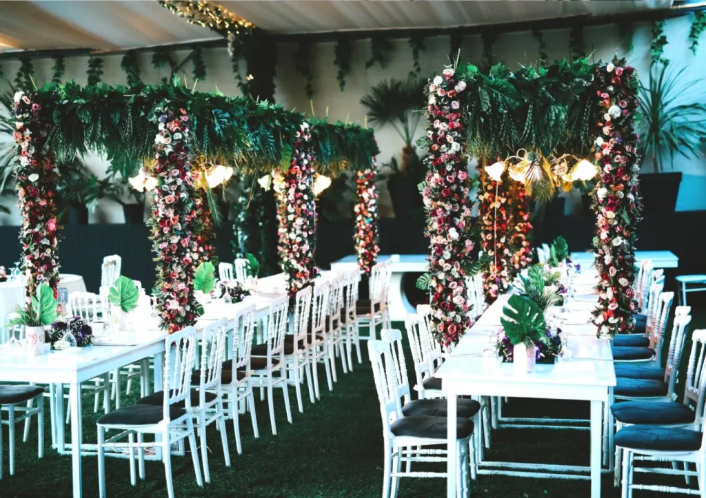 Avec la coordination de jour J, votre Wedding Planner professionnelle installera l'ensemble de votre décoration de mariage à Arcachon