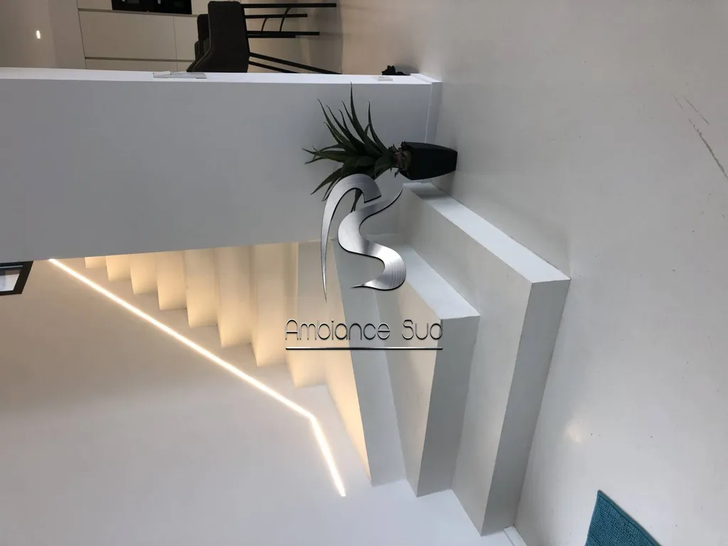 Escalier en béton cire à bandol