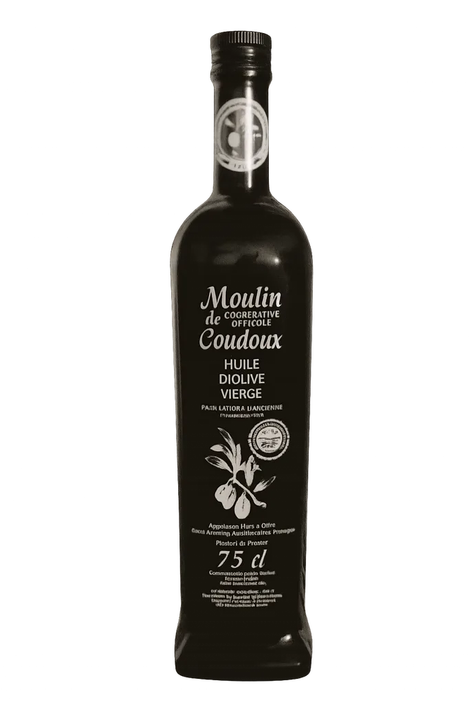 Huile d'olive extra vierge AOP Coudoux - Bouteille 50cL / 75cL / Bidon 5L