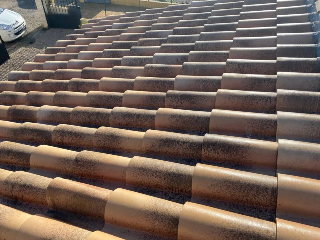 toiture avec nettoyage tuiles Sausset-les-Pins 13960