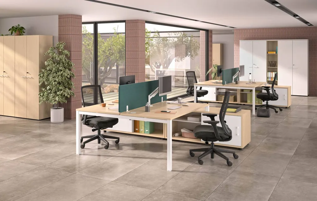 Achat et pose de bureaux partagés pour aménager un open-space à Aix-en-Provence