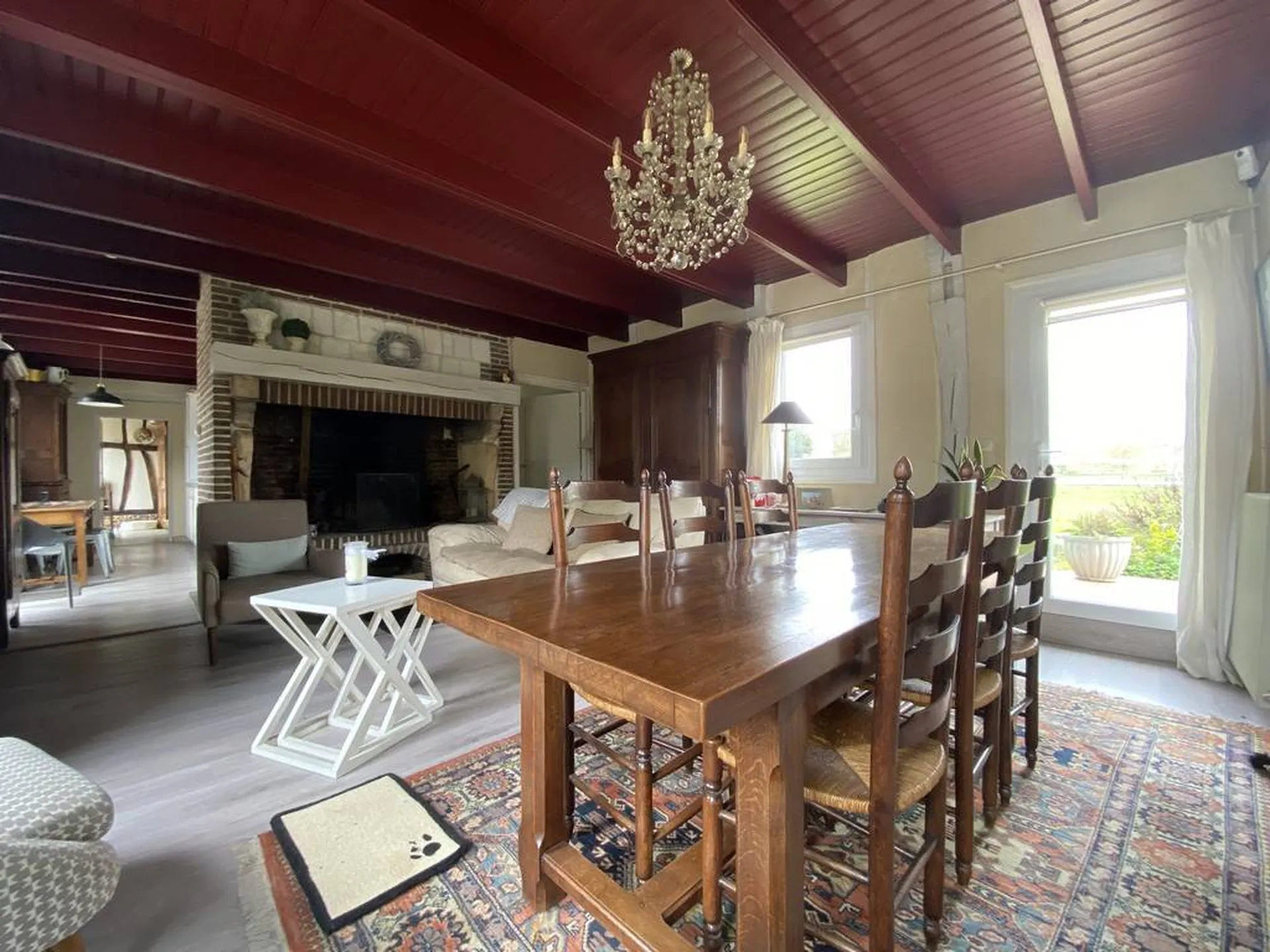 Longère rénovée, bâtie sur 6558m² de terrain entièrement clos, idéal pour animaux, petit caux, 76.