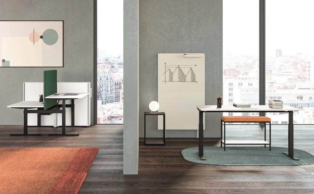 Bureau Winglet réglable en hauteur manuel ou électrique à Marseille