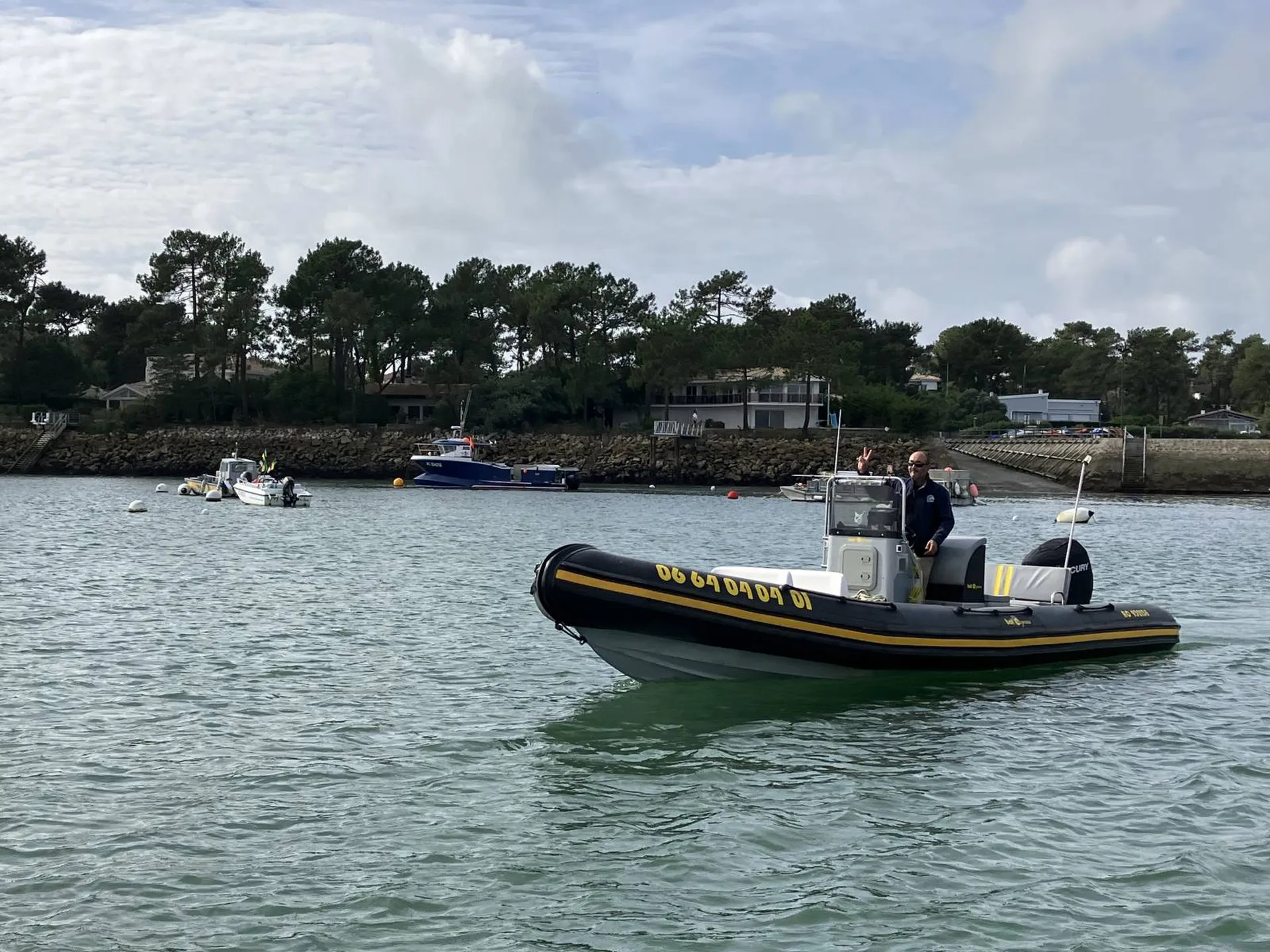 Location de bateau avec skipper au Cap Ferret