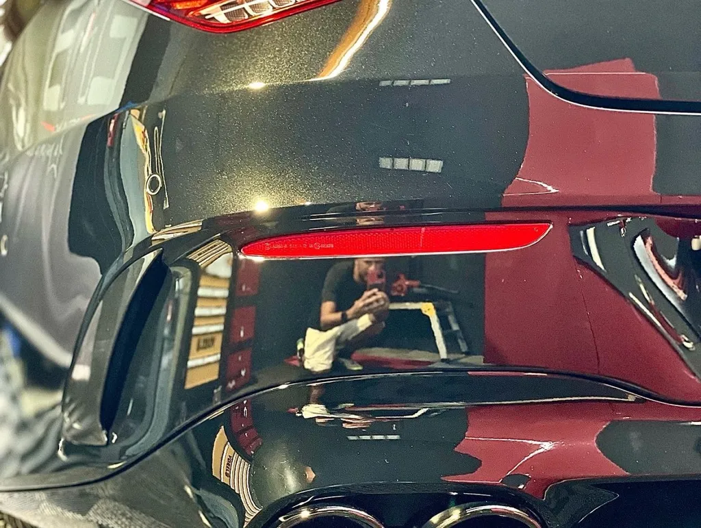 Protection carrosserie traitement céramique et PPF Mercedes cla au sud de Lyon 