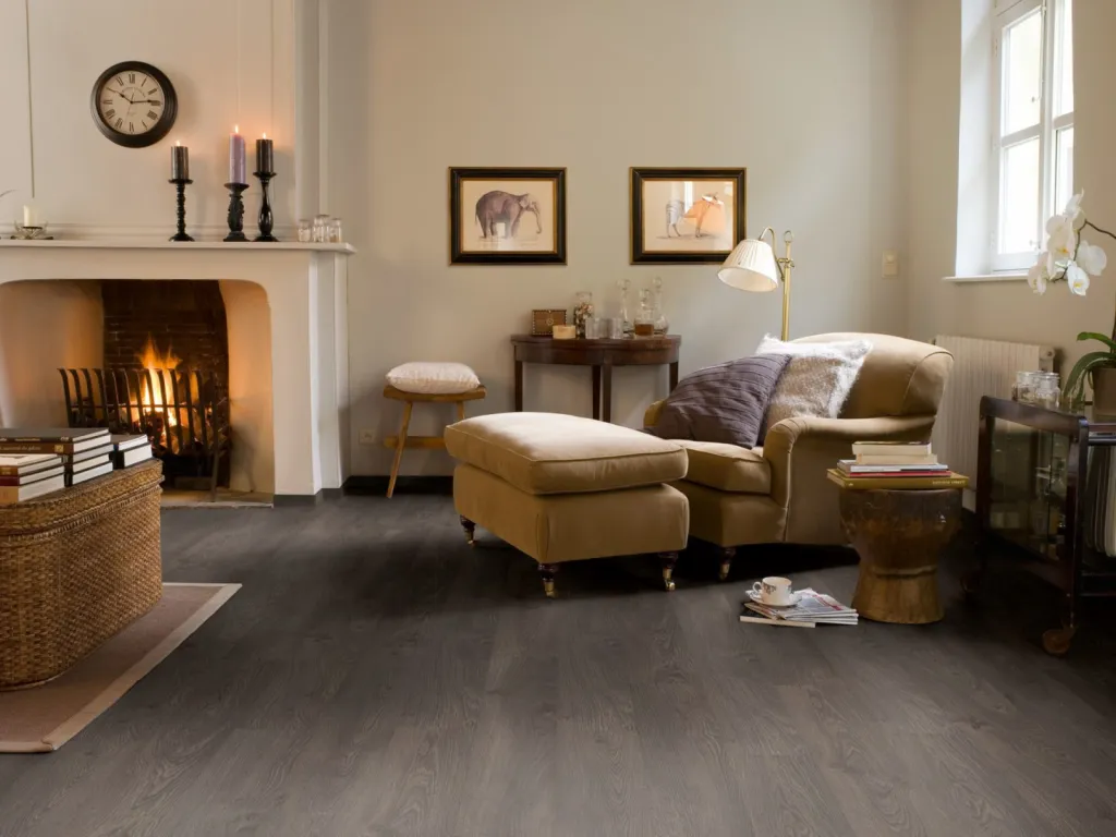 stratifié QUICKSTEP CLM1382 chêne vieilli gris