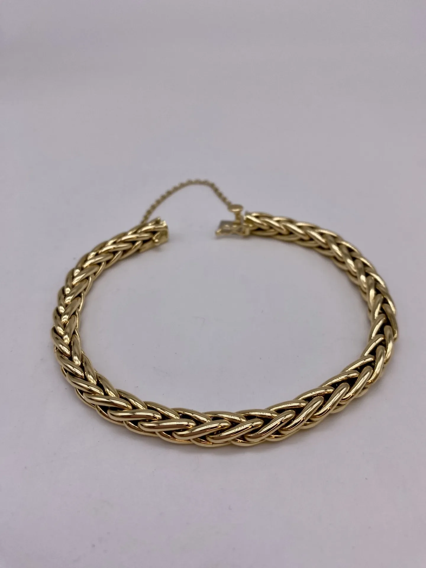 Bracelet maille palmier en or 750/1000ème en dépôt vente chez Or Ligne à La Teste de Buch près de Bordeaux