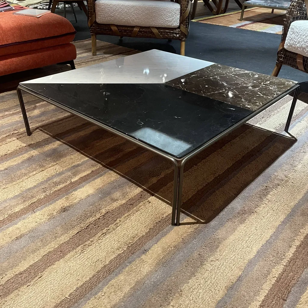 Table de salon mélange de marbre