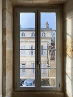 Fenêtre bois 2 vantaux avant Aquit'M