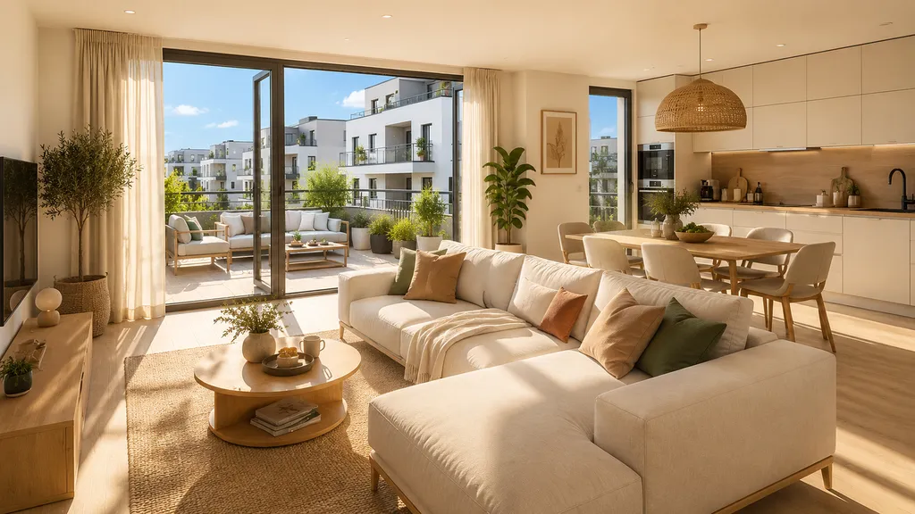 Appartements neufs du T2 au T4 avec balcons, terrasses et garages en sous-sol à Rosheim — résidence au cœur de l'Alsace