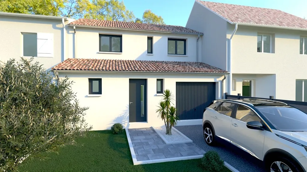Maison à étage de 104 m² avec garage de 14 m²