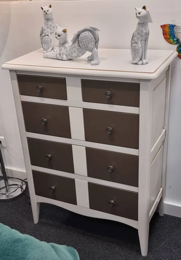 Vente commode en chêne massif avec 5 tiroirs