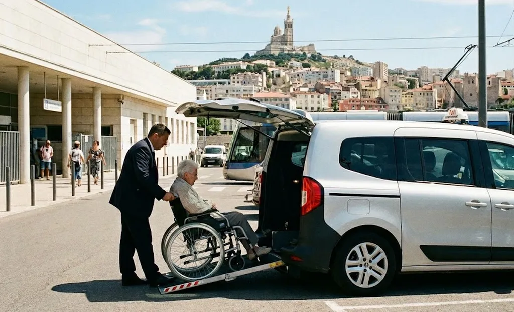 véhicule TPMR Marseille