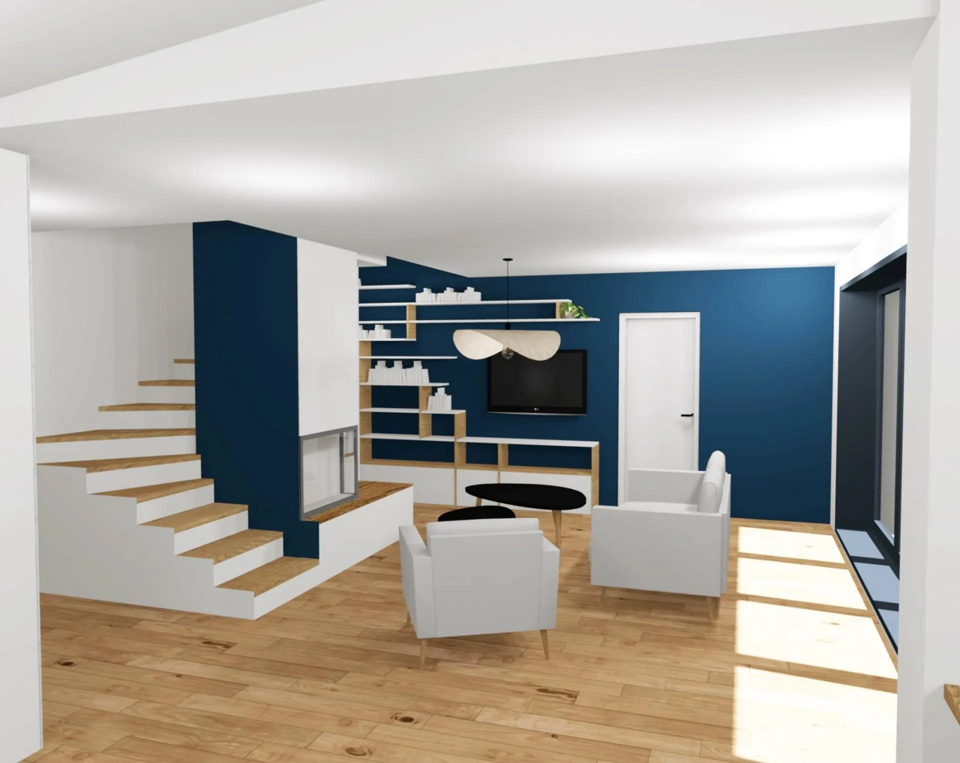 Architecte DPLG et Architecte d’intérieur pour travaux de reconstruction et surélévation d’une maison existante avec intégration d’une piscine sur Cassis