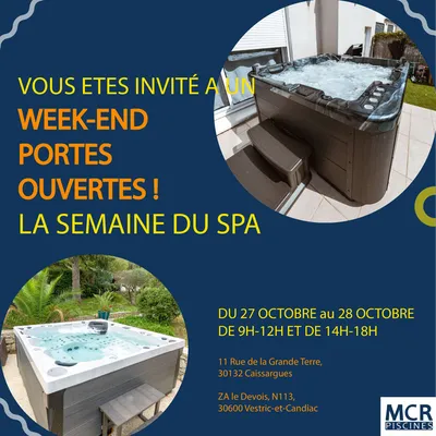 Week-end portes ouvertes - Mcr Piscines Nîmes