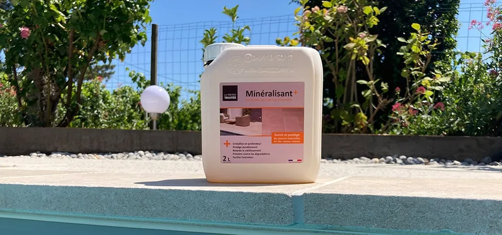 Traitement de la pierre naturelle Minéralisant + : produit de traitement pierre naturelle