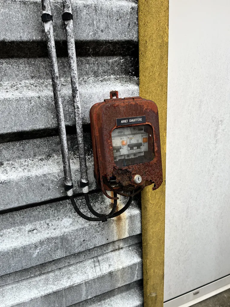 Remplacement de réglettes LED, blocs autonomes d'éclairage de sécurité et boîtier d'arrêt d'urgence chaufferie sur un site de production agroalimentaire à La Roche-sur-Yon