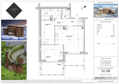 appartement T3 à ARC 1800