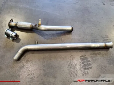 Montage tube de suppression intermédiaire / 2nd catalyseur InoxCar Renault Clio IV RS 1.6T | ADP Performance