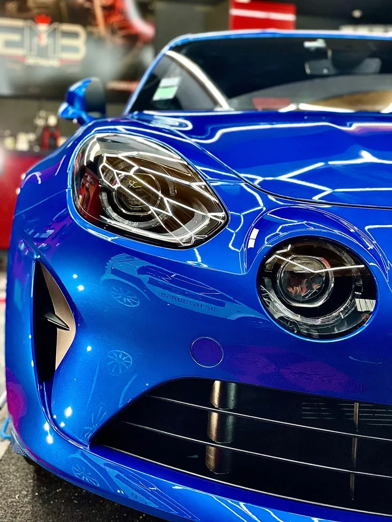 Protection carrosserie traitement céramique Renault Alpine 