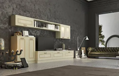 Meuble de rangement pour séjour avec espace télé sur mesure avec pose à Bandol dans le Var