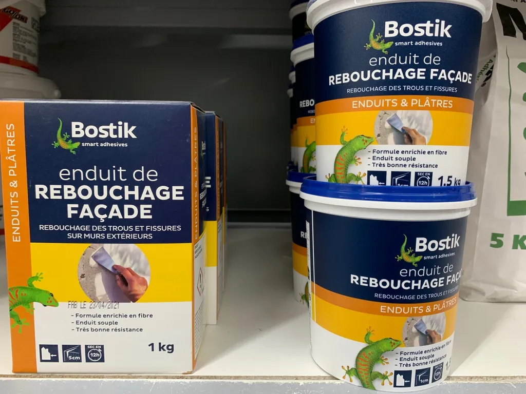 Enduit de rebouchage façade