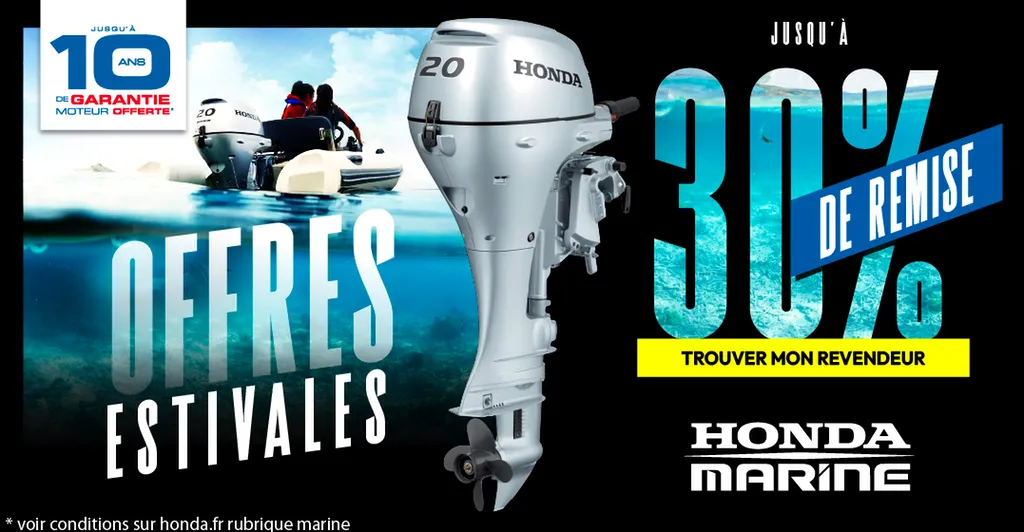 OFFRE PROMOTIONNELLE ESTIVALES HONDA MARINE
