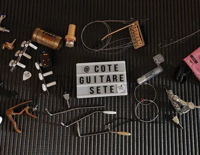 Boutique de pièces détachées et accessoires pour guitare à Sète dans l’Hérault 
